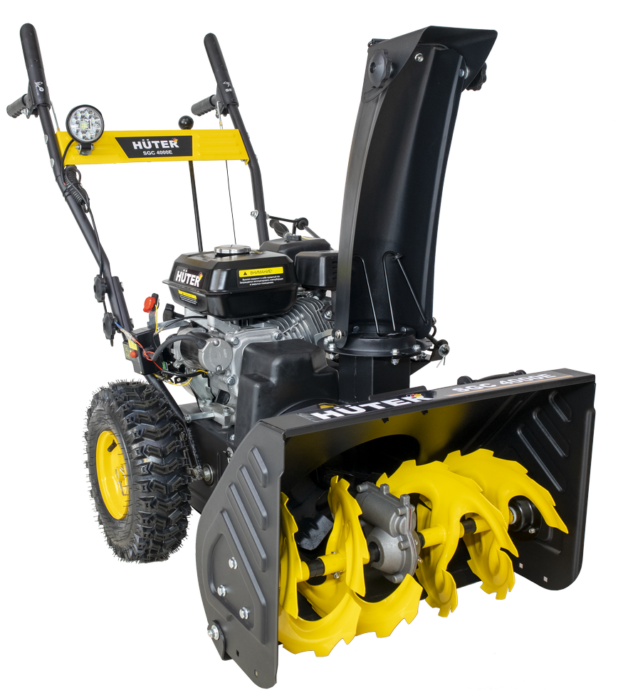 Снегоуборщик бензиновый Huter SGC 4000E купить по цене 60&nbsp;290 ₽ в интернет магазине ТЕХСАД