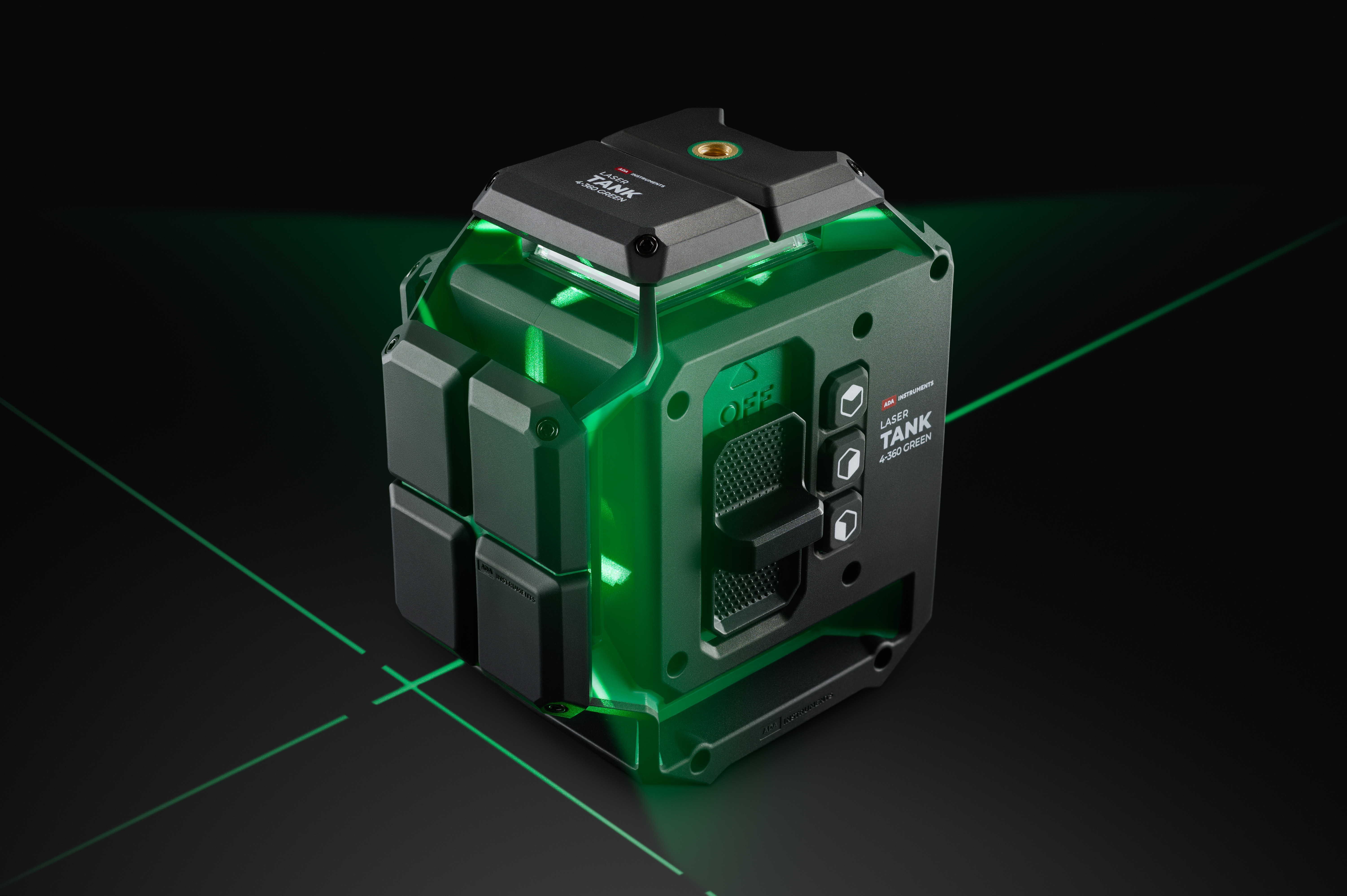 Лазерный уровень ada lasertank 4 360 green. Лазерный уровень ada lasertank 4 360 green
