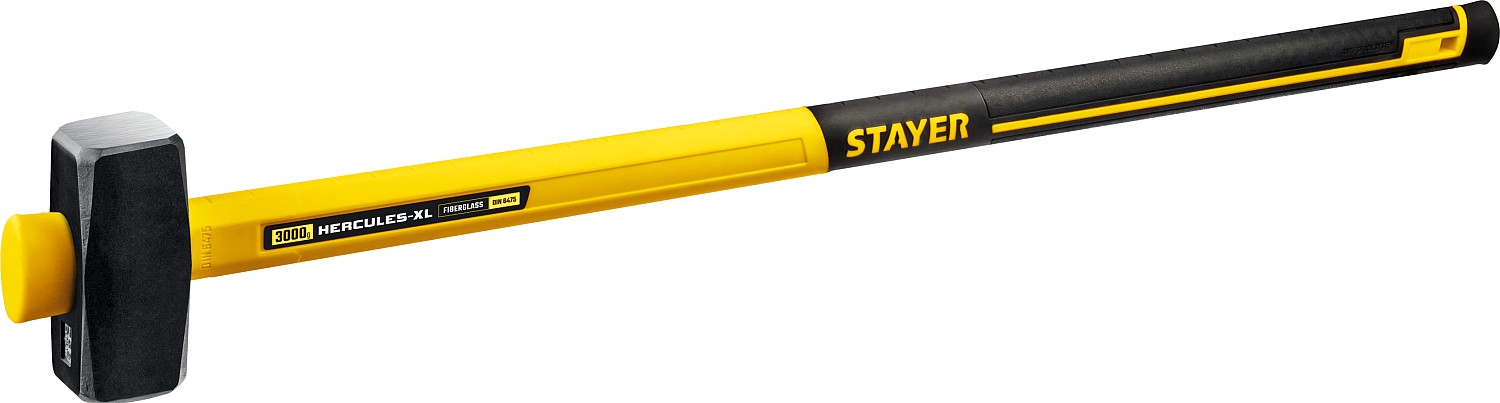 STAYER 3 кг, кувалда с фиберглассовой рукояткой Fiberglass-XL 20110-3_z03 Professional купить по цене 2&nbsp;530 ₽ в интернет магазине ТЕХСАД