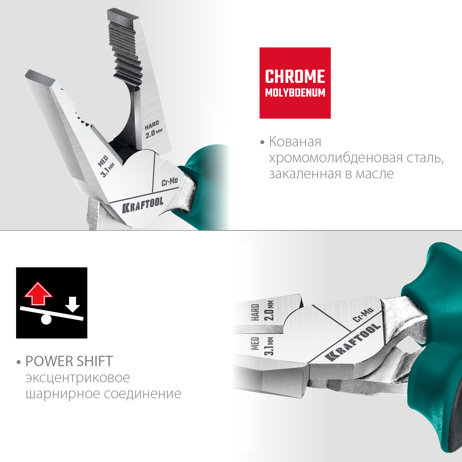 KRAFTOOL 160 мм, плоскогубцы комбинированные EXTREM 22011-1-16_z01 купить по цене 1&nbsp;480 ₽ в интернет магазине ТЕХСАД