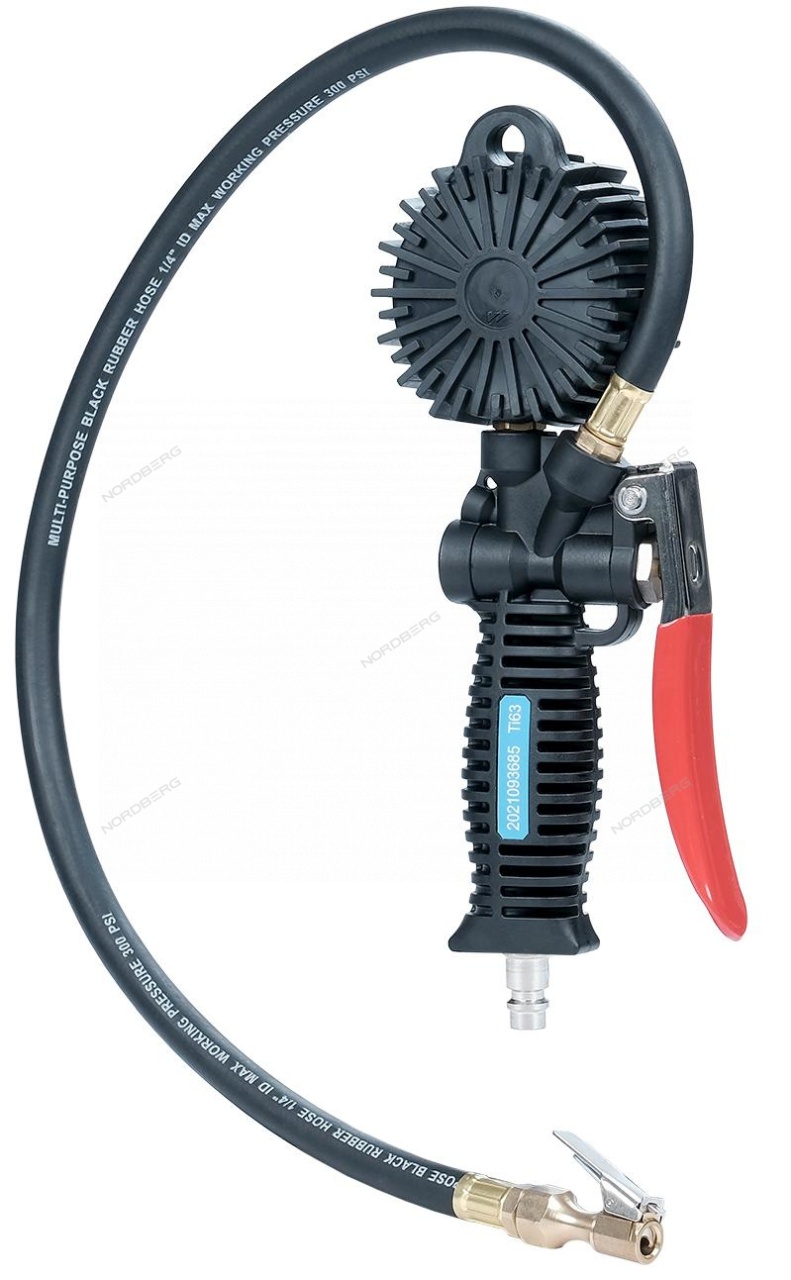 Пистолет для подкачки шин с цифровым манометром NORDBERG Ti63 купить по цене 3&nbsp;457 ₽ в интернет магазине ТЕХСАД