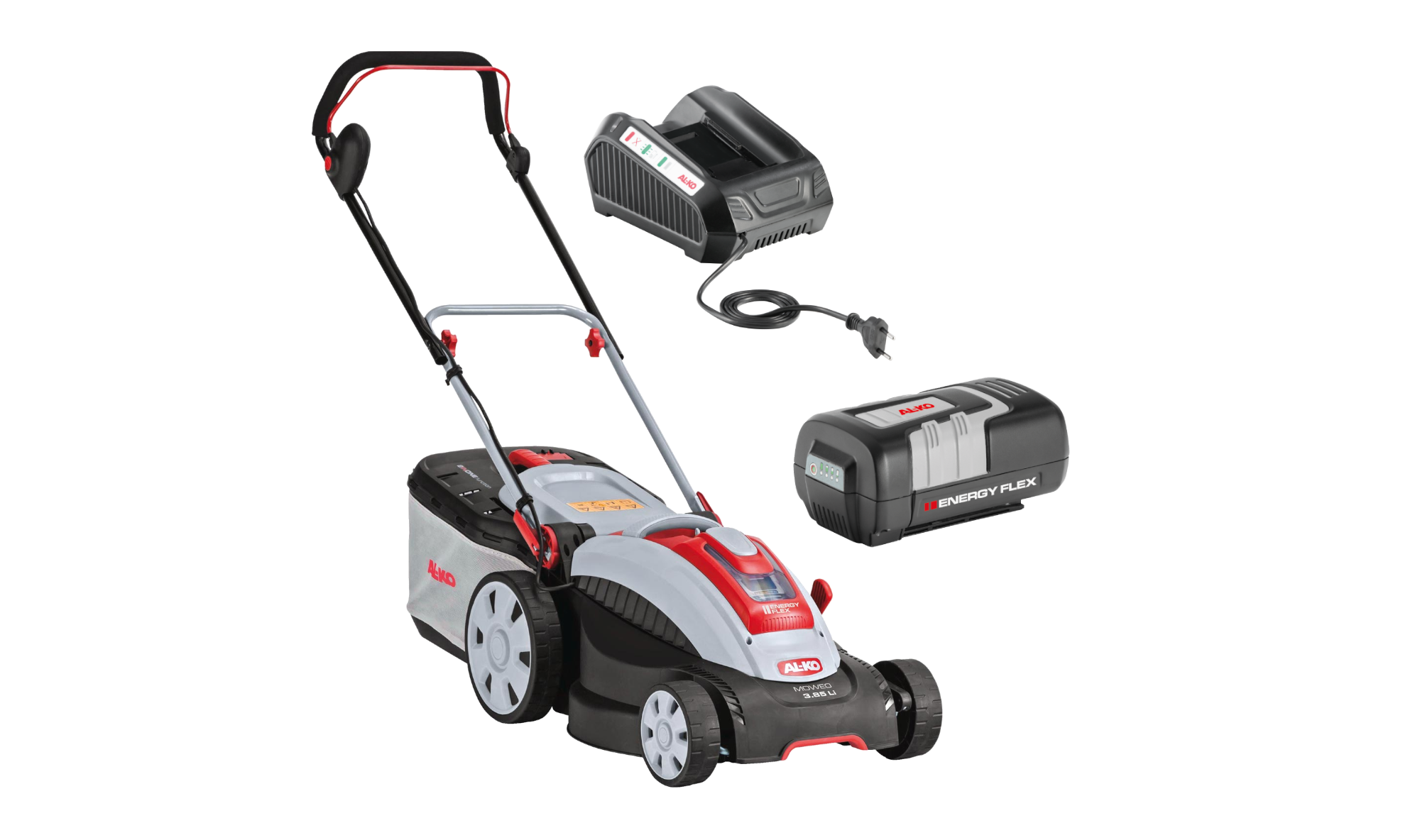 Газонокосилка аккумуляторная AL-KO Moweo 3.85 Li Energy Flex с аккумулятором купить по цене 27&nbsp;592 ₽ в интернет магазине ТЕХСАД