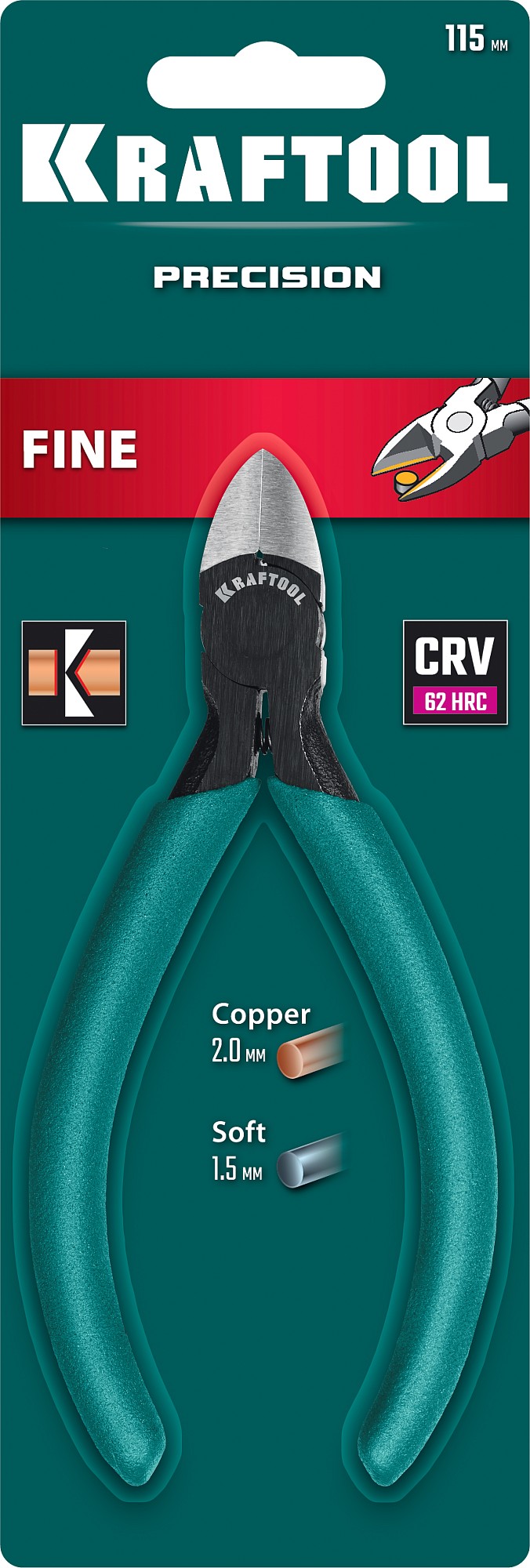 KRAFTOOL  Kraft Mini чистый рез 115 мм, Прецизионные бокорезы (220017-6-11) купить по цене 1&nbsp;180 ₽ в интернет магазине ТЕХСАД