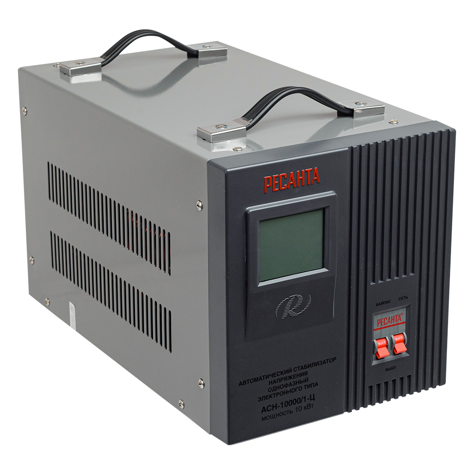Стабилизатор напряжения РЕСАНТА АСН-10000/1-Ц купить по цене 17&nbsp;590 ₽ в интернет магазине ТЕХСАД