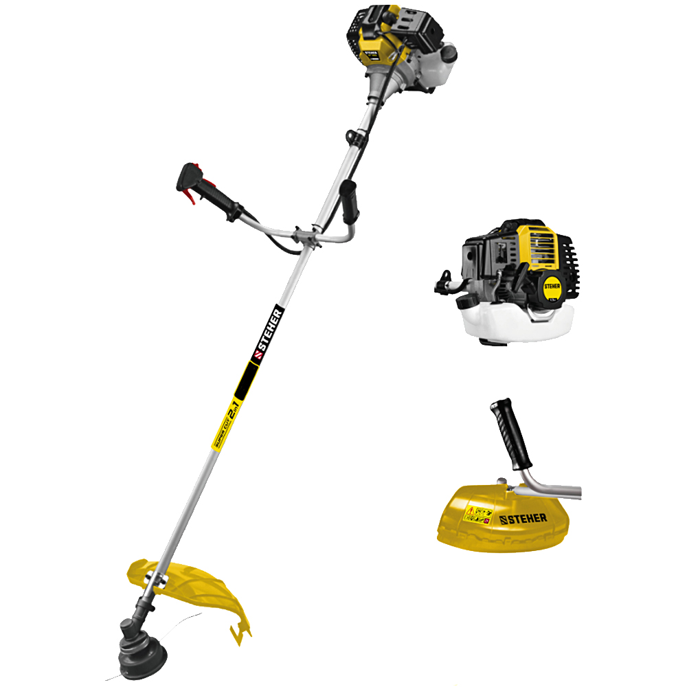 STEHER 1.3 кВт / 1.7 л.с., 43 см3, триммер бензиновый (бензокоса) BT-1300 купить по цене 10&nbsp;020 ₽ в интернет магазине ТЕХСАД