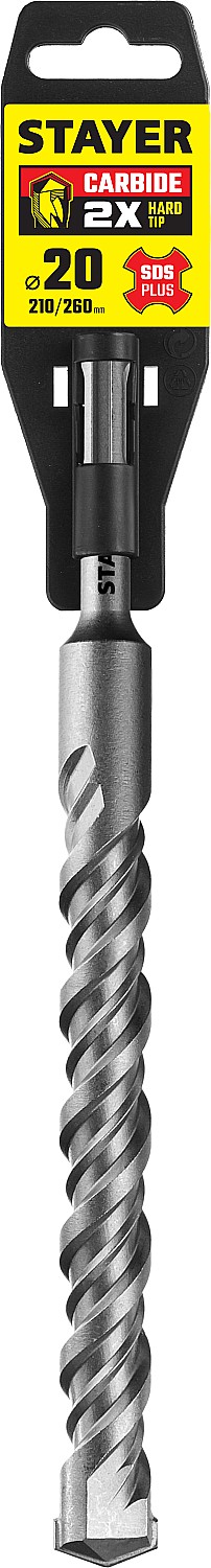 STAYER 20 x 260 мм, бур SDS-plus 2930-260-20_z02 купить по цене 510 ₽ в интернет магазине ТЕХСАД