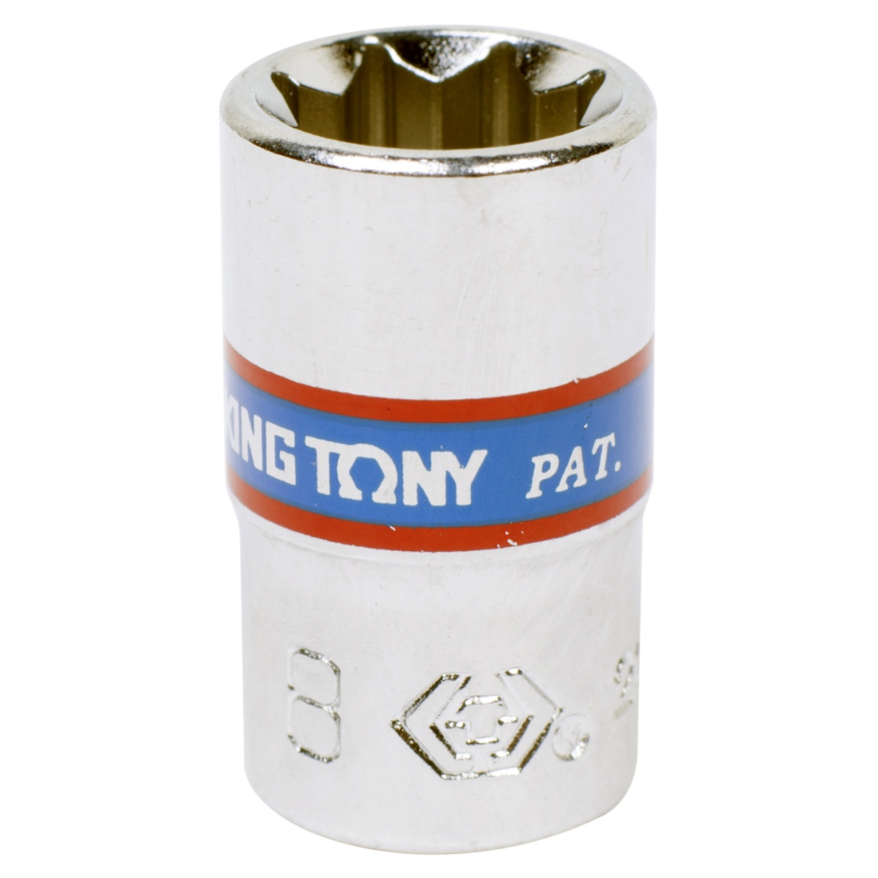 Головка торцевая восьмигранная 1/4'', 8 мм KING TONY 231008M купить по цене 90 ₽ в интернет магазине ТЕХСАД