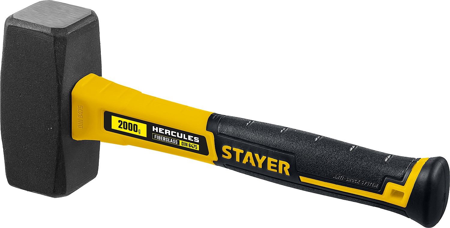STAYER 2 кг, кувалда с фиберглассовой рукояткой Hercules 20052-20_z01 Professional купить по цене 1&nbsp;350 ₽ в интернет магазине ТЕХСАД