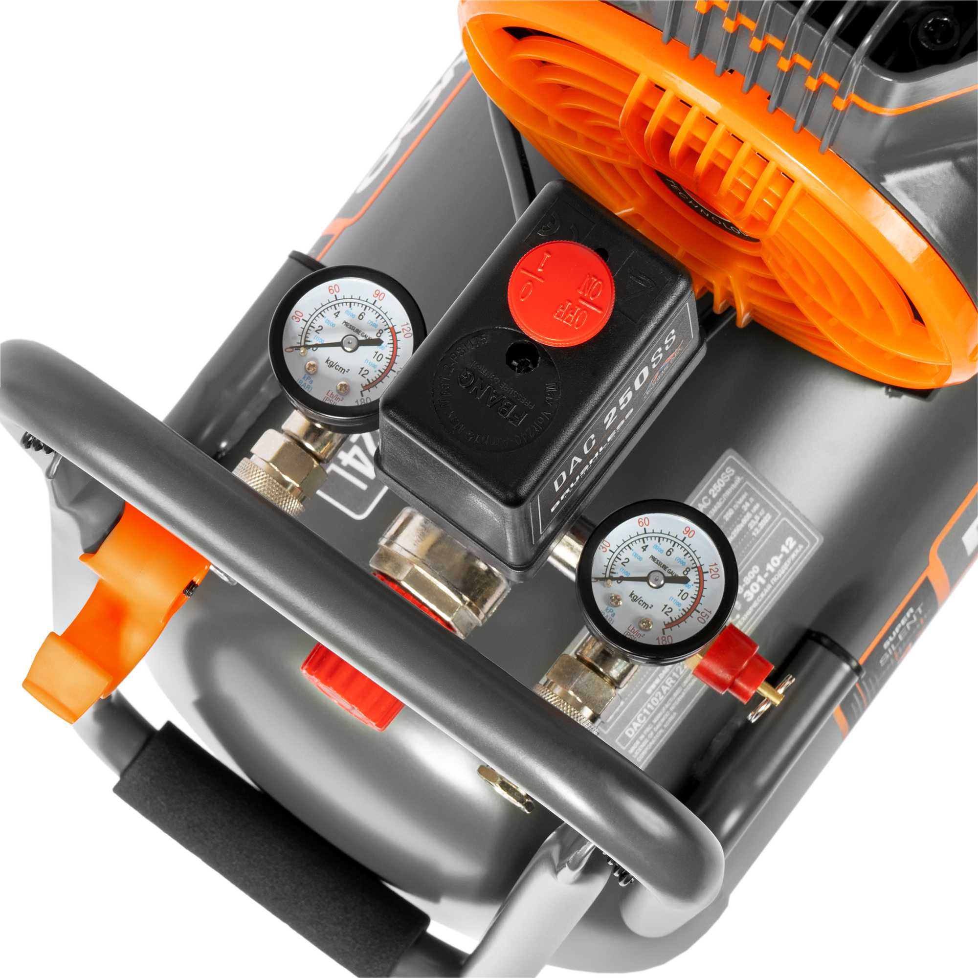 Компрессор безмасляный DAEWOO DAC 250SS купить по цене 25&nbsp;990 ₽ в интернет магазине ТЕХСАД