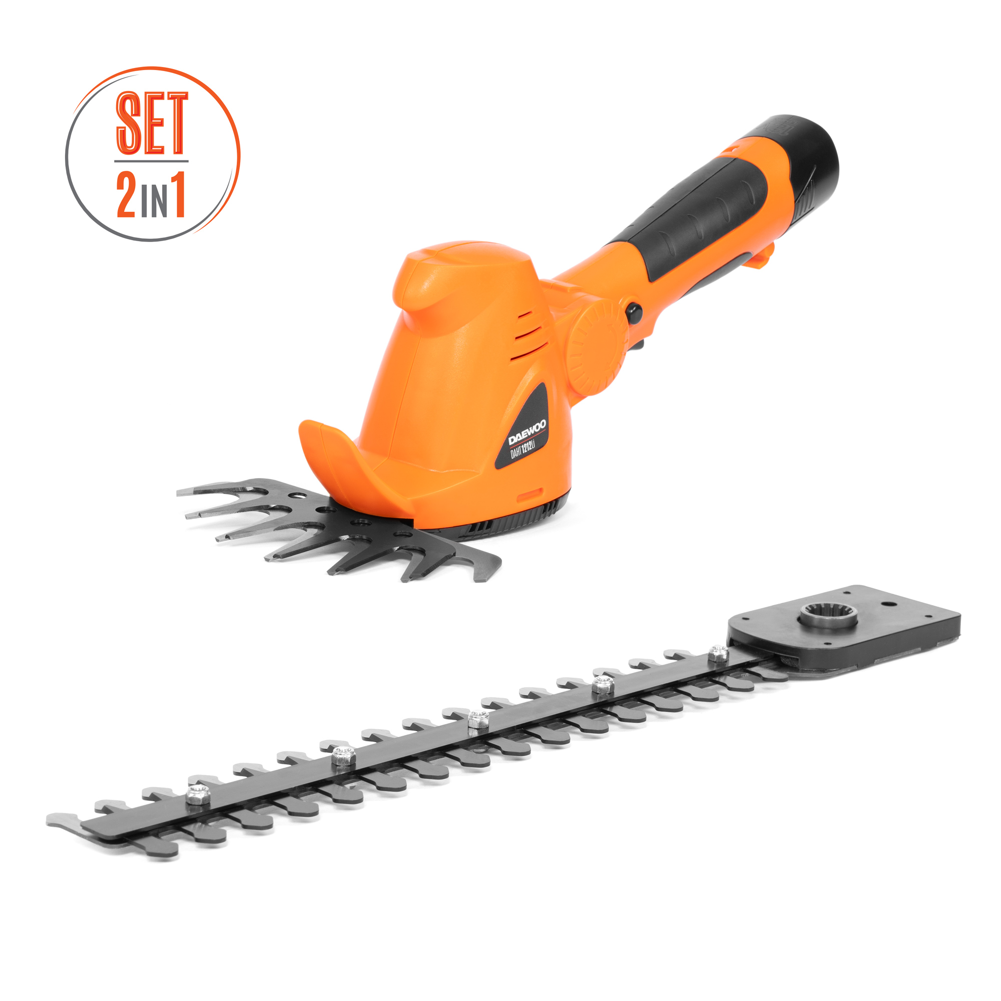 Ножницы-кусторез аккумуляторные DAEWOO DAHT 1212Li SET купить по цене 8&nbsp;990 ₽ в интернет магазине ТЕХСАД