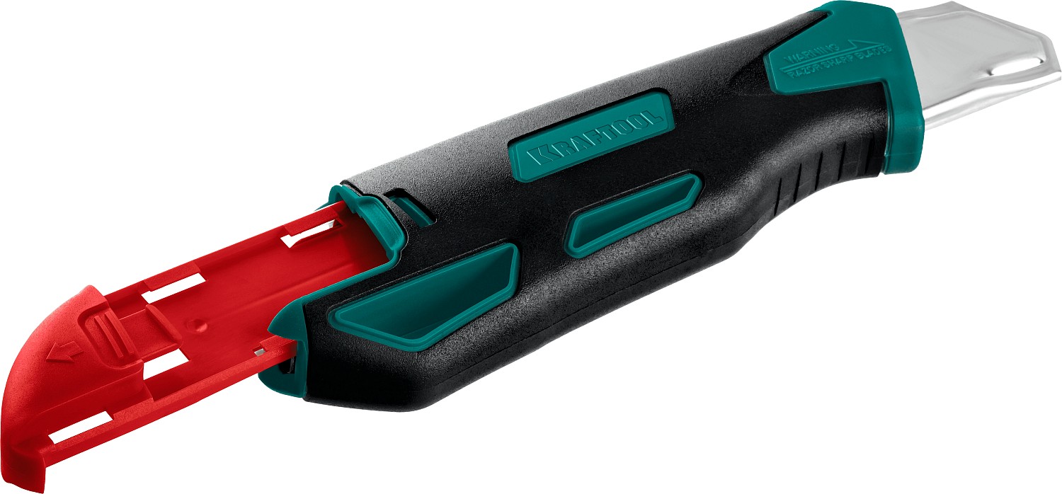 KRAFTOOL 25 мм, сегментированное лезвие, двойной фиксатор, нож GRAND-25 09190 PRO купить по цене 1&nbsp;170 ₽ в интернет магазине ТЕХСАД