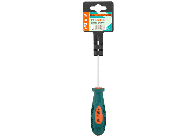 Отвертка Sturm! 1040-01-PH0-100 купить по цене 150 ₽ в интернет магазине ТЕХСАД