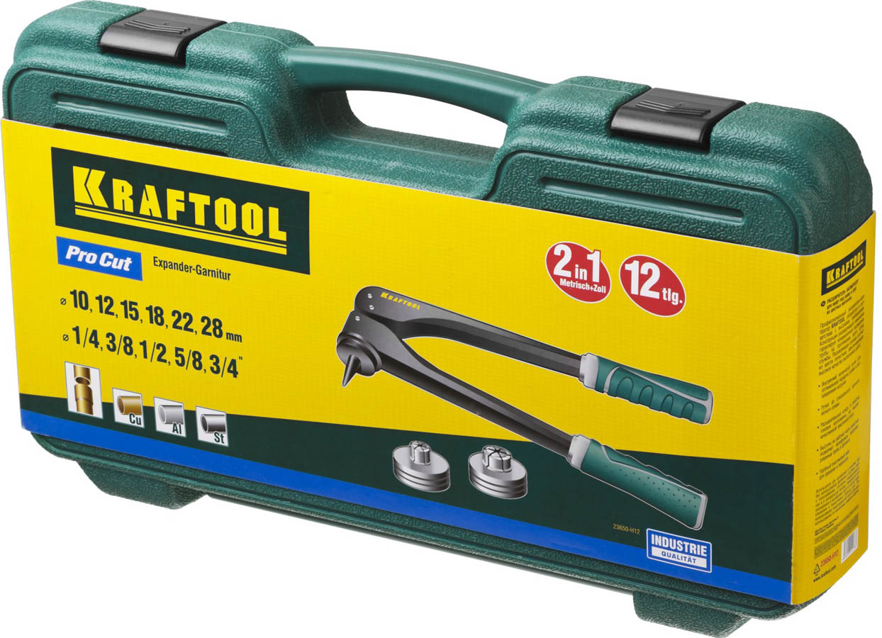 KRAFTOOL 12 шт., расширитель-калибратор для муфт под пайку 23650-H12 купить по цене 34&nbsp;180 ₽ в интернет магазине ТЕХСАД