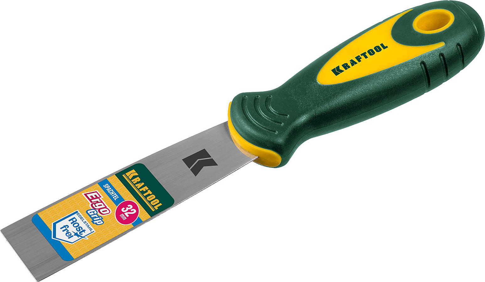 KRAFTOOL 32 мм, нержавеющее полотно, двухкомпонентная рукоятка, шпательная лопатка 10035-030 купить по цене 440 ₽ в интернет магазине ТЕХСАД