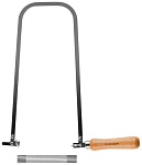 ЗУБР 130х300 мм, 16 TPI, лобзик ручной в наборе с полотнами 15270-H7 Эксперт купить по цене 937 ₽ в интернет магазине ТЕХСАД