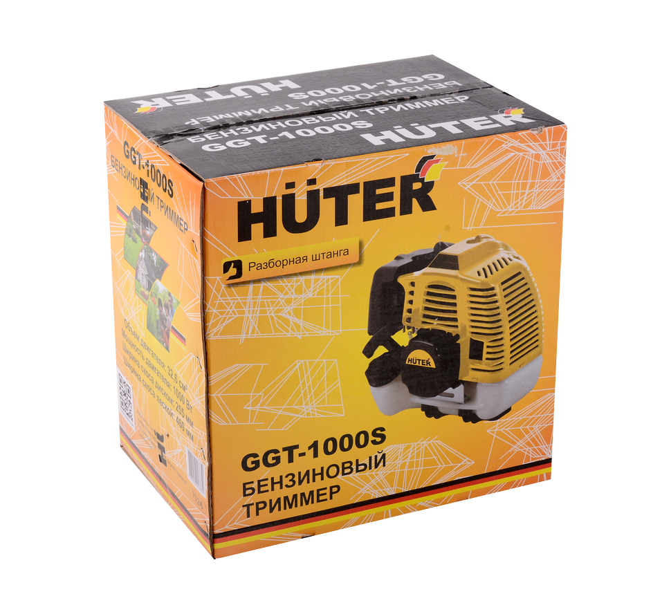 Триммер бензиновый HUTER GGT-1000S купить по цене 8&nbsp;790 ₽ в интернет магазине ТЕХСАД