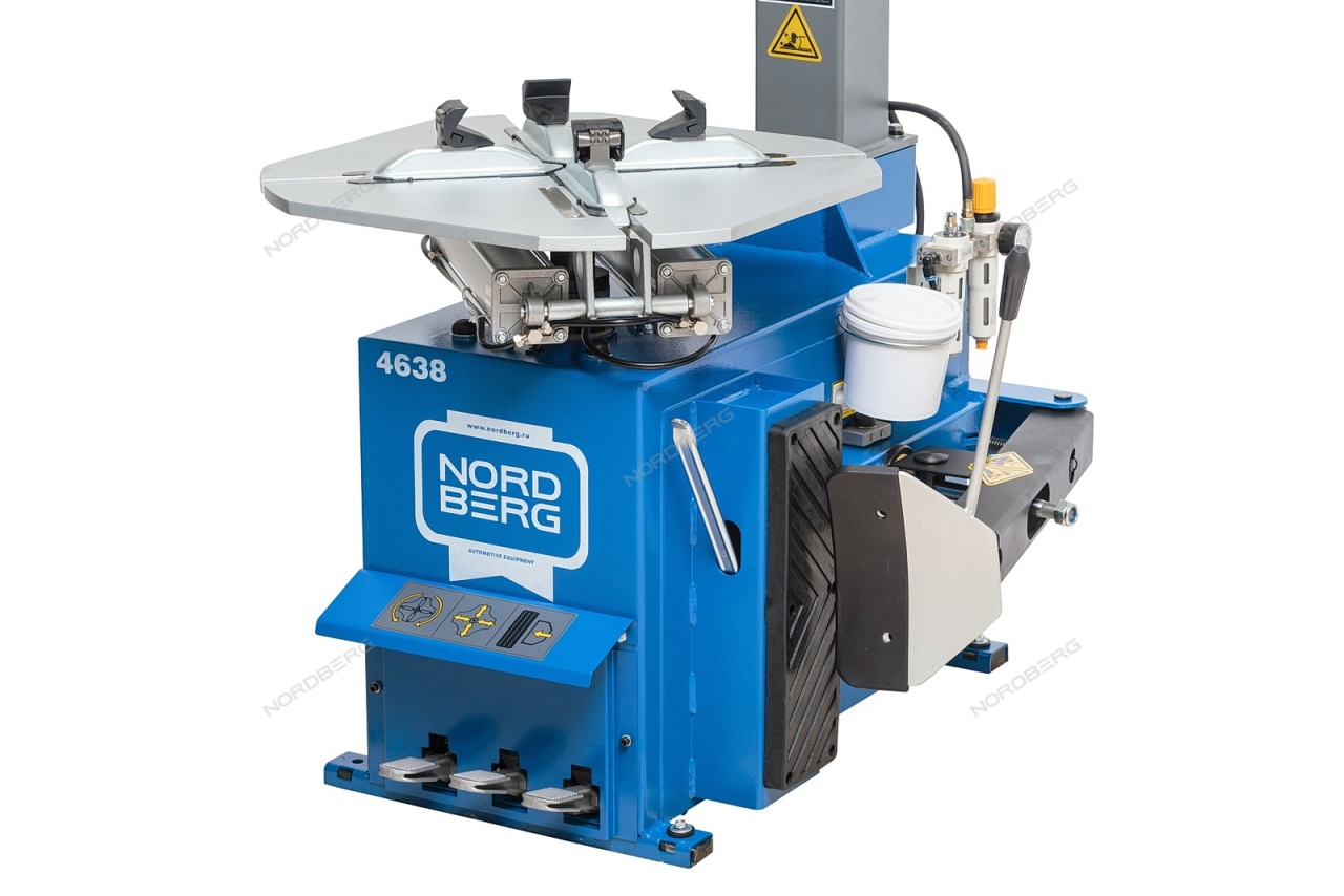 Станок шиномонтажный 380 В, полуавтомат NORDBERG 4638(380) купить по цене 96&nbsp;426 ₽ в интернет магазине ТЕХСАД