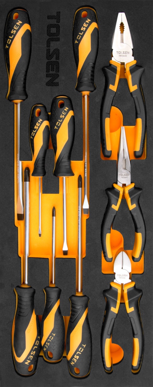 Набор инструментов универсальный, раскладной ящик, 60 предметов TOLSEN TT85401 купить по цене 15&nbsp;900 ₽ в интернет магазине ТЕХСАД