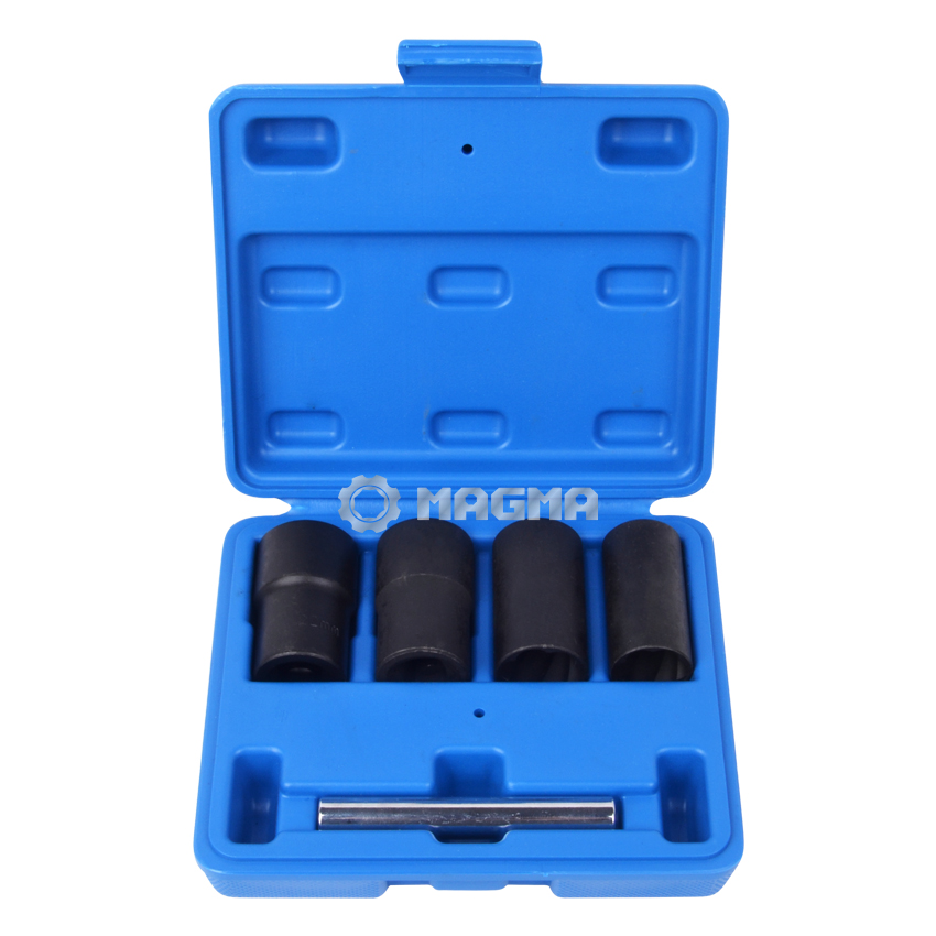 Набор торцевых головок для поврежденных гаек и болтов, 17-22 мм, кейс, 5 предметов AFFIX AF10930005C купить по цене 2&nbsp;040 ₽ в интернет магазине ТЕХСАД