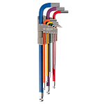 Набор Г-образных шестигранников 1,5-10 мм, длинные, с шаровым окончанием, 9 предметов KING TONY 20109MW купить по цене 1&nbsp;900 ₽ в интернет магазине ТЕХСАД