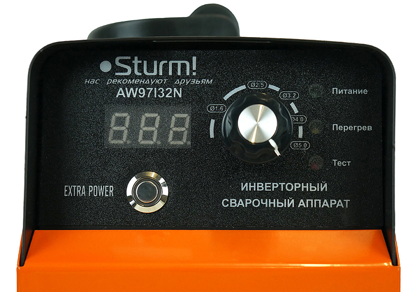 Сварочный инвертор Sturm! AW97I32N купить по цене 13&nbsp;990 ₽ в интернет магазине ТЕХСАД