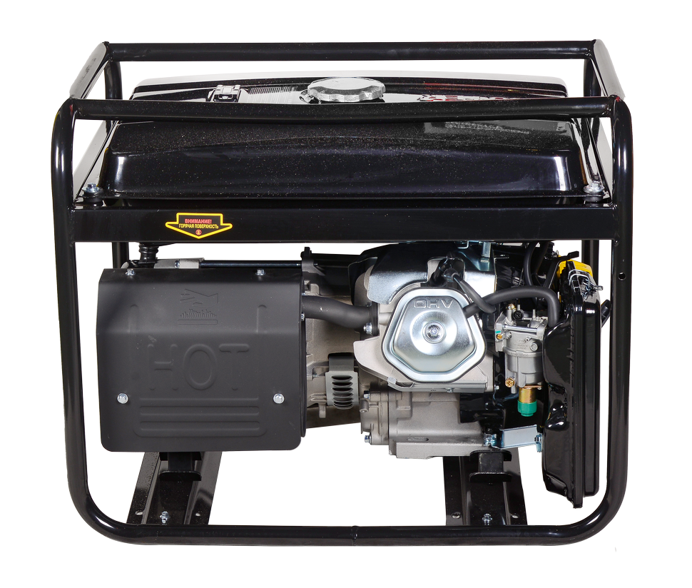 Портативный бензогенератор HUTER DY5000L купить по цене 40&nbsp;990 ₽ в интернет магазине ТЕХСАД