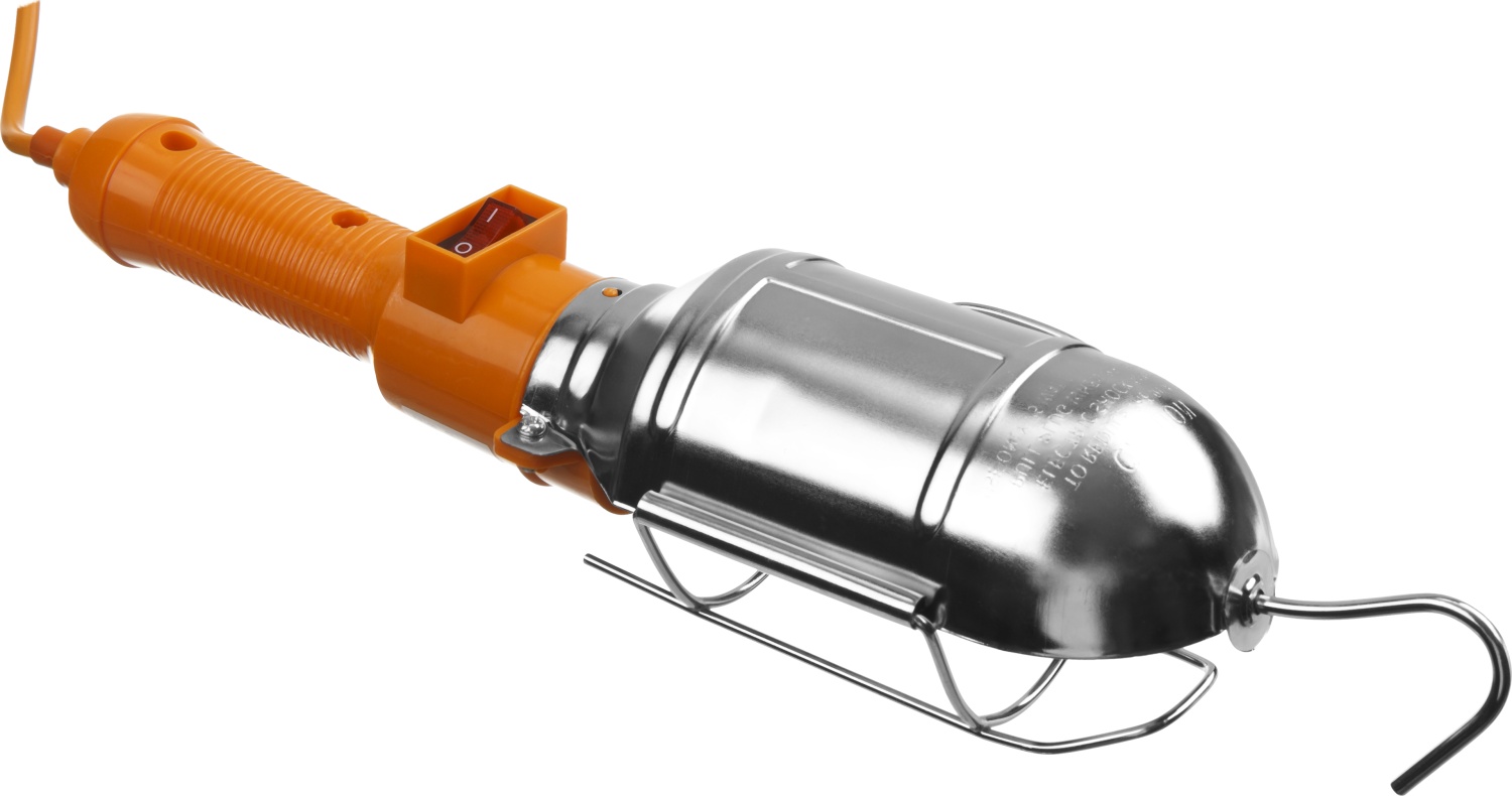 STAYER 60 Вт/220 В, 5 м, выключатель, светильник переносной 56061 купить по цене 1&nbsp;100 ₽ в интернет магазине ТЕХСАД