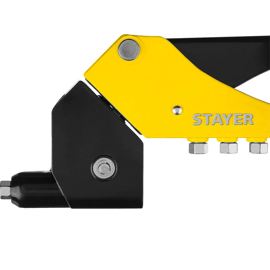 STAYER заклепки 2,4-4,8 мм из алюминия, литой корпус 0-360°, заклепочник поворотный 3110_z01 купить по цене 980 ₽ в интернет магазине ТЕХСАД