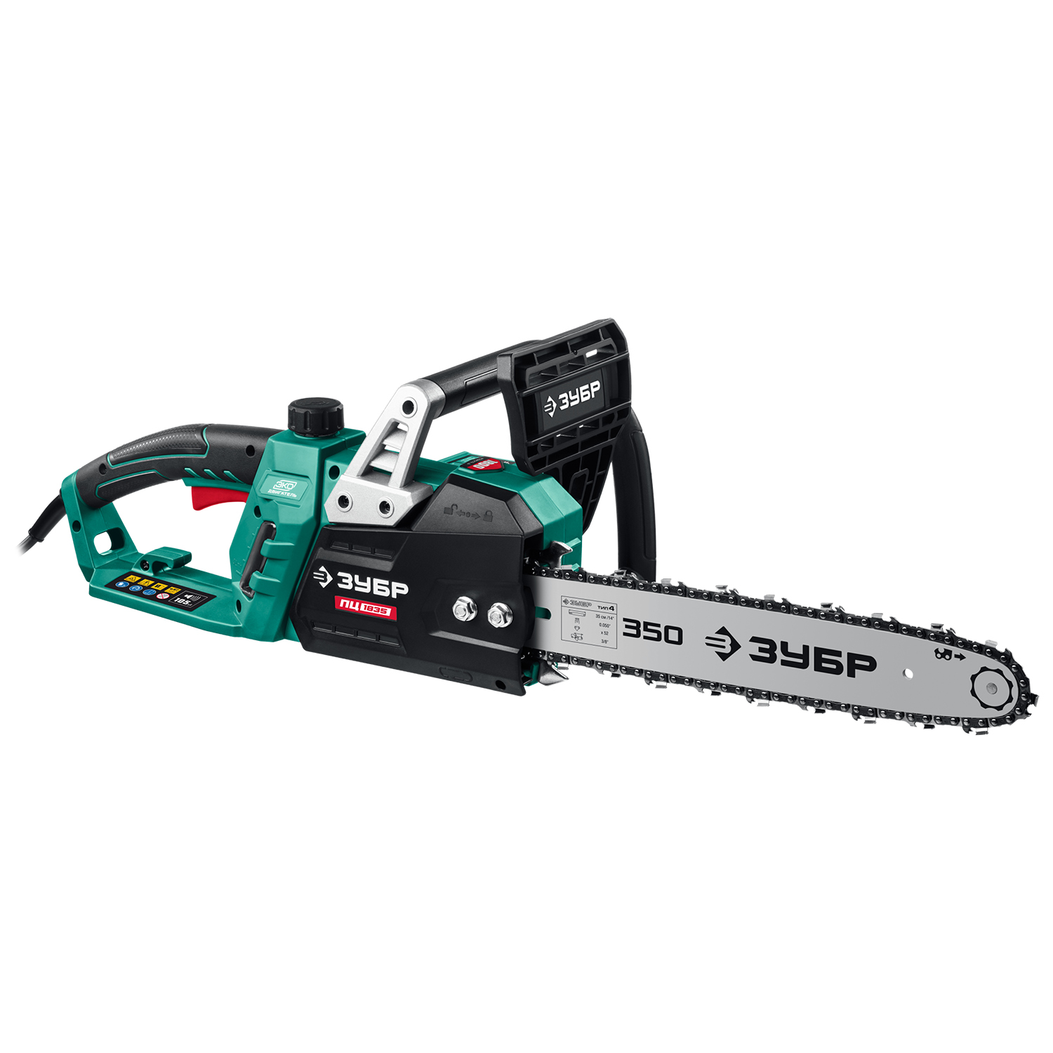 ЗУБР 1800 Вт, 35 см шина, пила цепная электрическая ПЦ-1835 Мастер купить по цене 8&nbsp;120 ₽ в интернет магазине ТЕХСАД