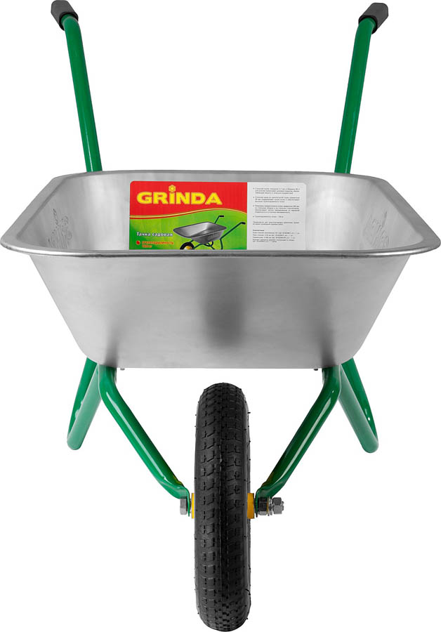 GRINDA 80 л, 100 кг, тачка садовая 422399_z01 купить по цене 3&nbsp;990 ₽ в интернет магазине ТЕХСАД