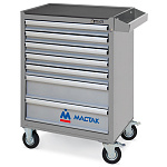 Тележка инструментальная, 7 полок, 'ОПТИМА', серая МАСТАК 521-07581MG купить по цене 43&nbsp;850 ₽ в интернет магазине ТЕХСАД