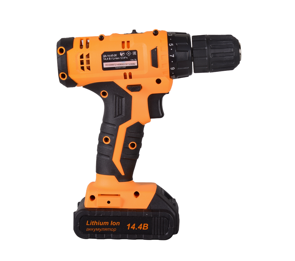 Дрель-шуруповерт ВИХРЬ ДА-14,4Л-2К купить по цене 4&nbsp;311 ₽ в интернет магазине ТЕХСАД