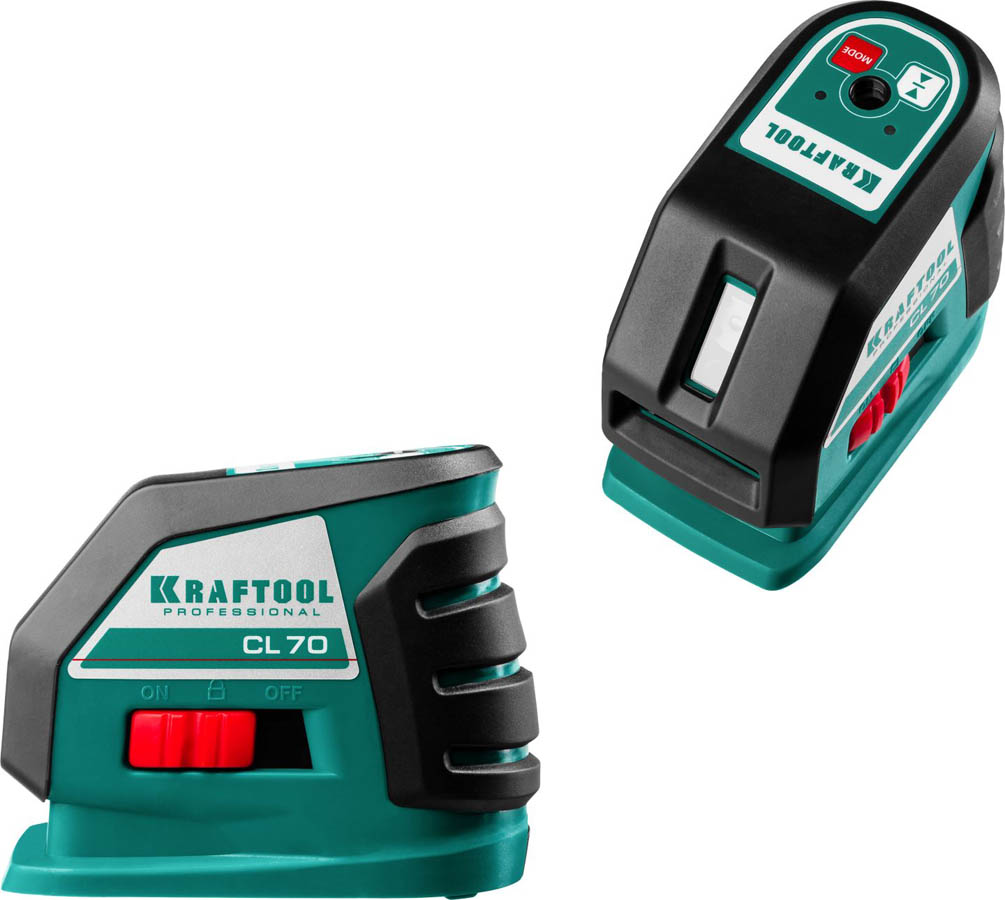 KRAFTOOL линейный лазерный нивелир с детектором в кейсе CL70 4 34660-4 Professional купить по цене 17&nbsp;800 ₽ в интернет магазине ТЕХСАД