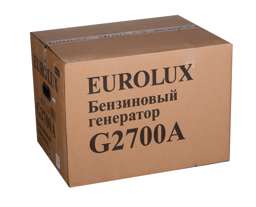 Бензиновый генератор EUROLUX G2700A купить по цене 17&nbsp;690 ₽ в интернет магазине ТЕХСАД