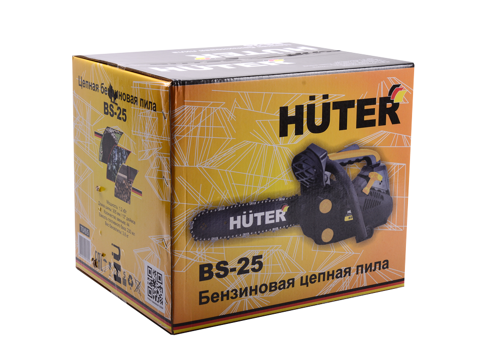 Бензопила HUTER BS-25 купить по цене 9&nbsp;790 ₽ в интернет магазине ТЕХСАД