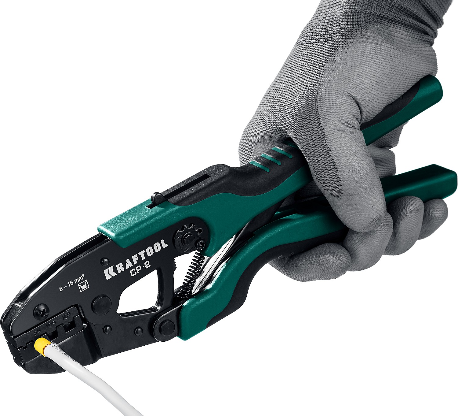 KRAFTOOL 6-16 мм², для втулочных наконечников, пресс-клещи CP-2 45461-2 купить по цене 3&nbsp;990 ₽ в интернет магазине ТЕХСАД