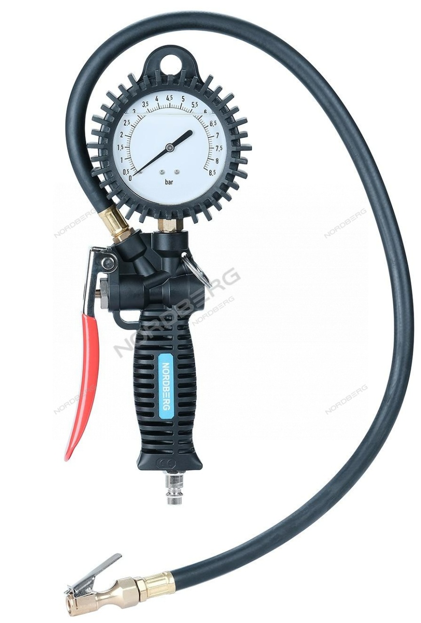 Пистолет для подкачки шин с жидкостным манометром NORDBERG Ti62 купить по цене 3&nbsp;319 ₽ в интернет магазине ТЕХСАД