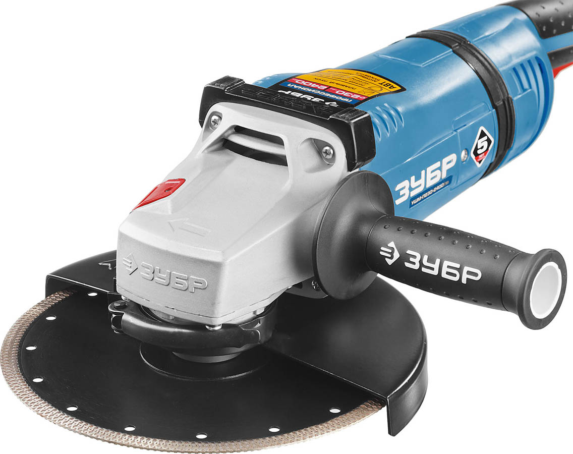 ЗУБР 2400 Вт, 230*22,2мм, углошлифовальная машина (болгарка) УШМ-П230-2400 ПВ Профессионал купить по цене 9&nbsp;870 ₽ в интернет магазине ТЕХСАД