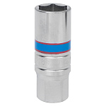 Головка свечная шестигранная 3/8'', 18 мм, пружинный фиксатор KING TONY 36A518 купить по цене 310 ₽ в интернет магазине ТЕХСАД