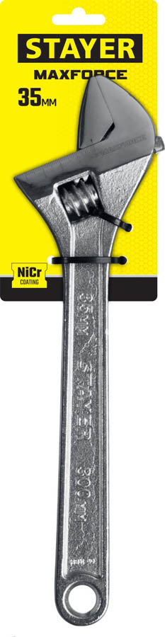 STAYER 300/35 мм, ключ разводной MAX-Force 2725-30_z01 купить по цене 960 ₽ в интернет магазине ТЕХСАД