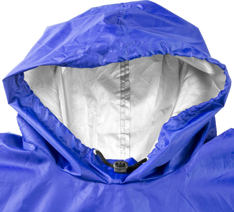 ЗУБР размер S-XL, цвет синий, плащ-дождевик  нейлоновый 11615 купить по цене 990 ₽ в интернет магазине ТЕХСАД