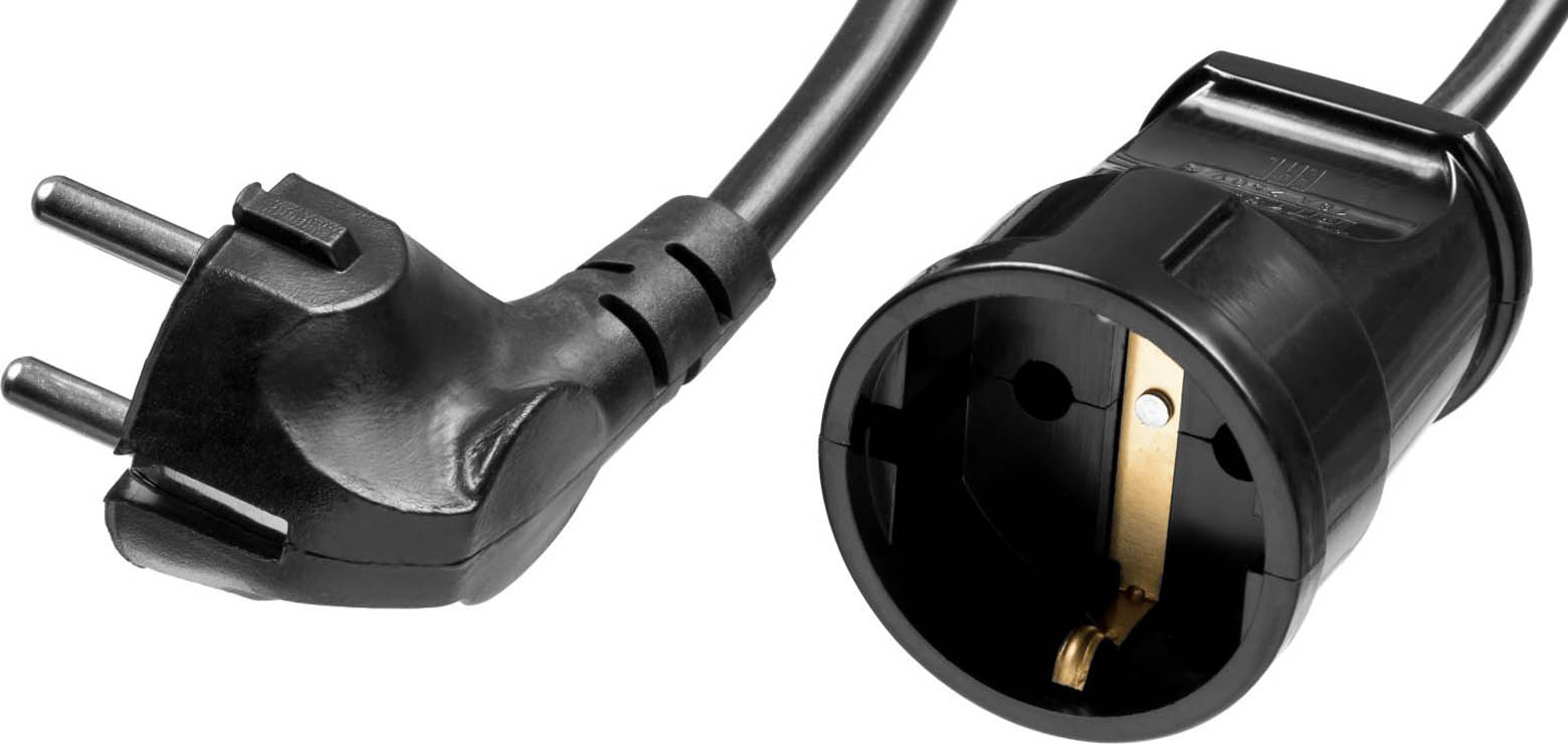 ЗУБР 50 м, 2500 Вт, 1 гнездо, удлинитель электрический силовой ПВС 307-Ш 55022-50 купить по цене 1&nbsp;890 ₽ в интернет магазине ТЕХСАД