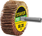 STAYER P100, 50х20 мм, круг шлифовальный лепестковый на шпильке 36607-100 купить по цене 148 ₽ в интернет магазине ТЕХСАД