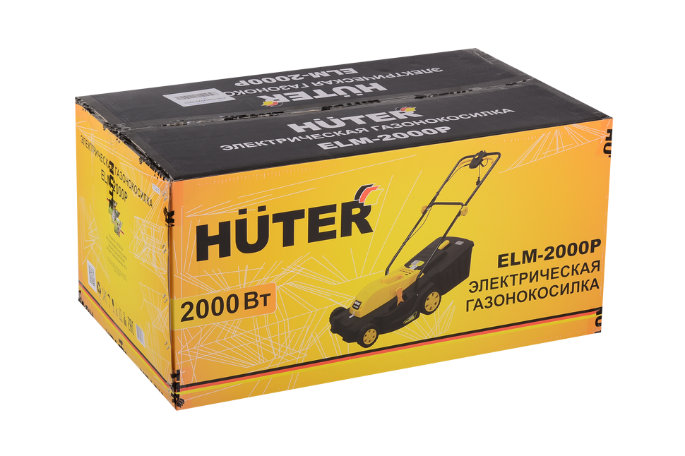 Газонокосилка электрическая HUTER ELM-2000P купить по цене 15&nbsp;291 ₽ в интернет магазине ТЕХСАД