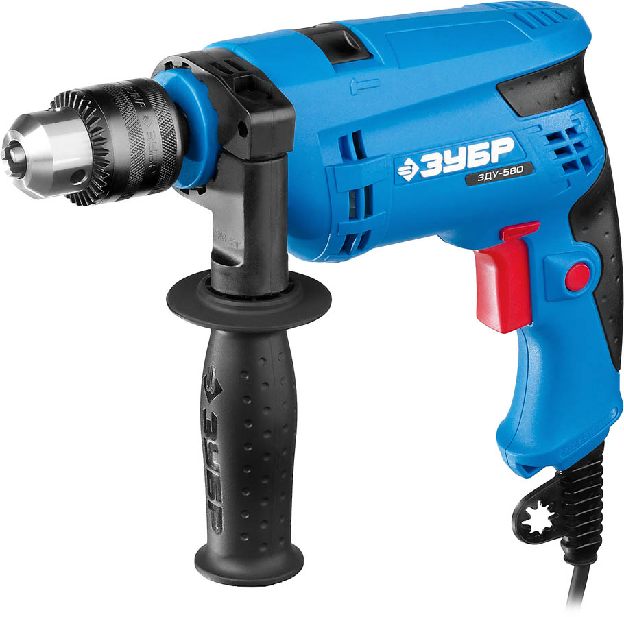 ЗУБР 580 Вт, дрель ударная ЗДУ-580 ЭРМ2 Профессионал купить по цене 2&nbsp;494 ₽ в интернет магазине ТЕХСАД