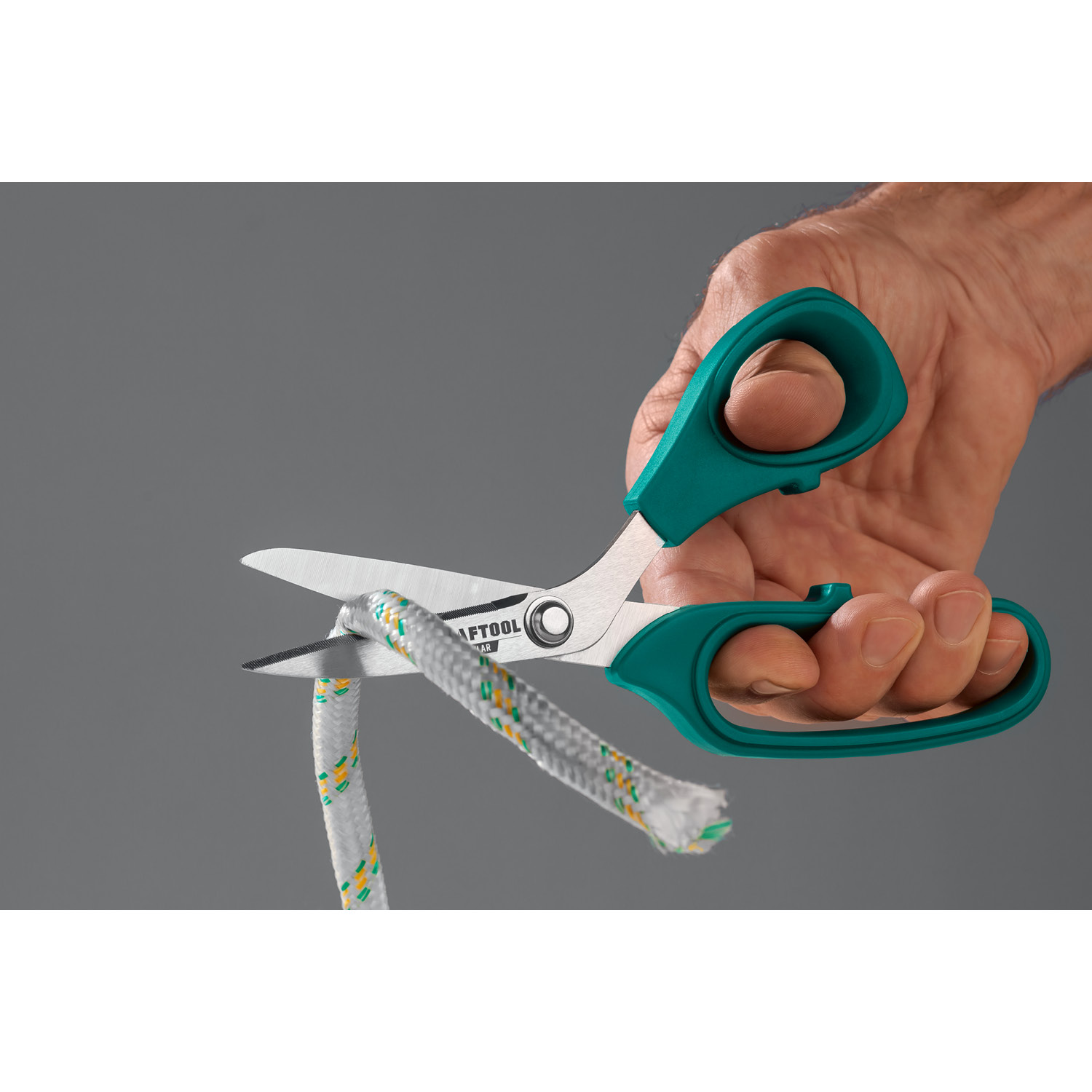 KRAFTOOL 205 мм, технические ножницы по кевлару и стекловолокну KEVLAR 23207 купить по цене 4&nbsp;330 ₽ в интернет магазине ТЕХСАД