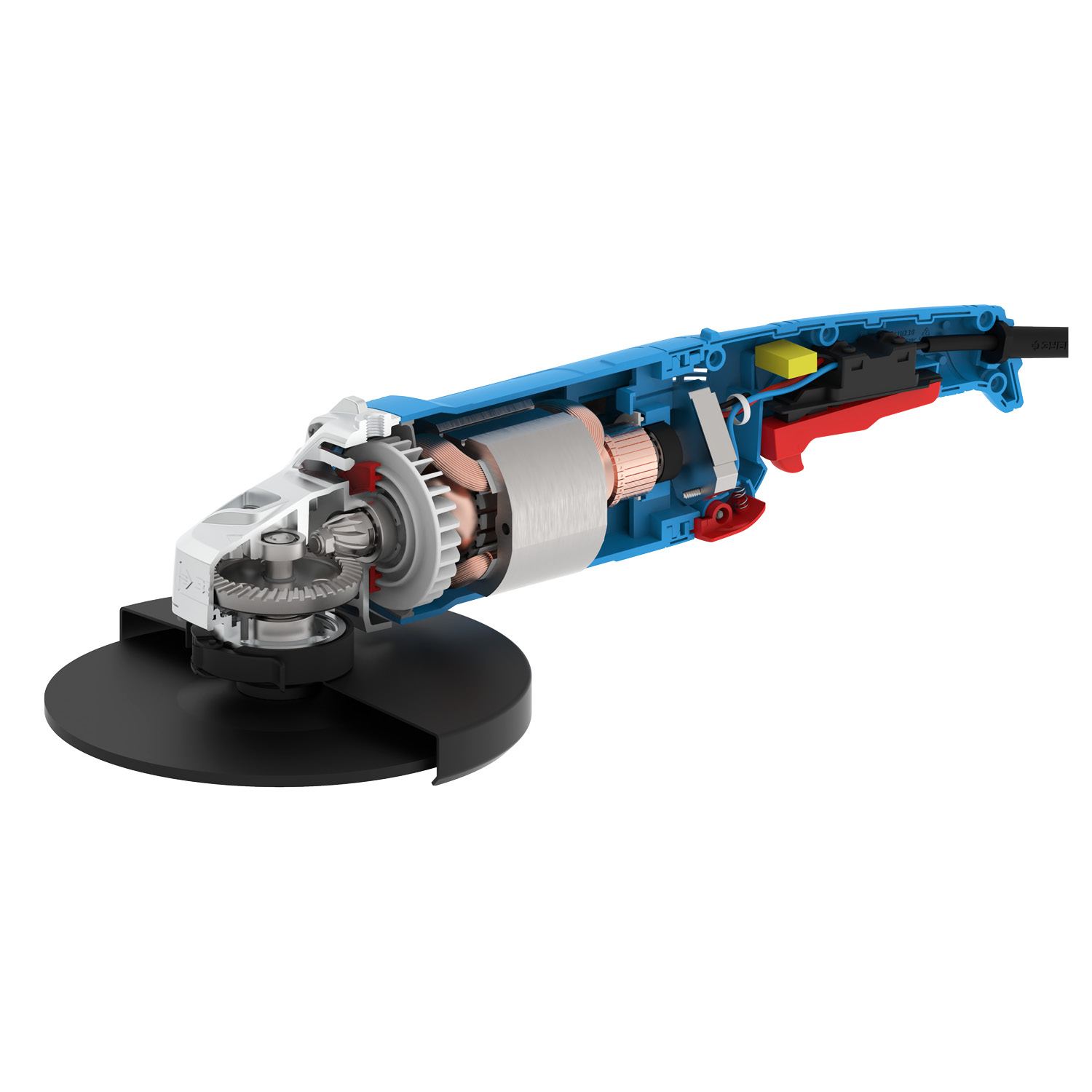 ЗУБР 2600 Вт, 230 мм, углошлифовальная машина (болгарка) УШМ-П230-2600 П Профессионал купить по цене 13&nbsp;350 ₽ в интернет магазине ТЕХСАД