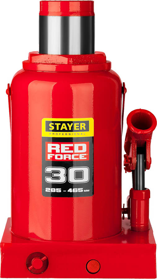 STAYER 30 т, 285-465 мм, домкрат бутылочный гидравлический RED FORCE 43160-30_z01 Professional купить по цене 10&nbsp;190 ₽ в интернет магазине ТЕХСАД