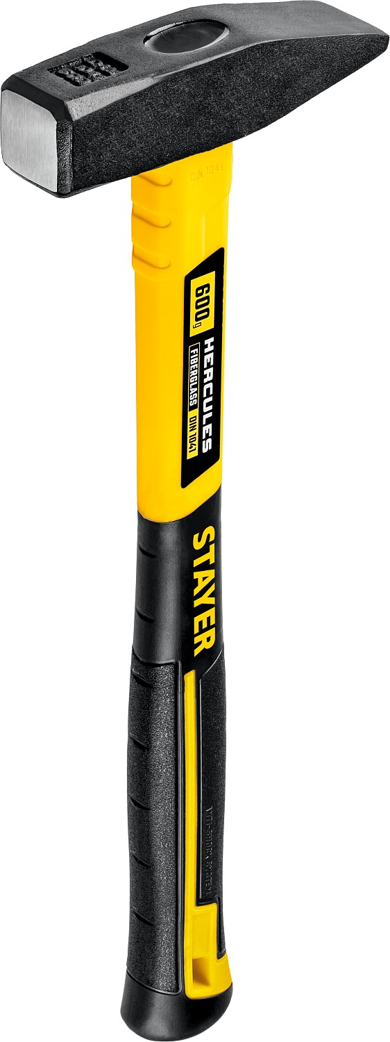 STAYER 600 г, с фиберглассовой рукояткой, молоток слесарный HERCULES 20050-06_z02 купить по цене 670 ₽ в интернет магазине ТЕХСАД