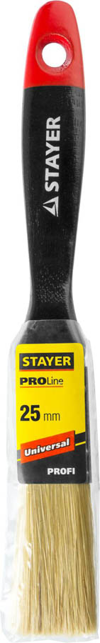 STAYER 25 мм, 1'', щетина натуральная светлая, кисть плоская UNIVERSAL-PROFI 0104-025 купить по цене 94 ₽ в интернет магазине ТЕХСАД